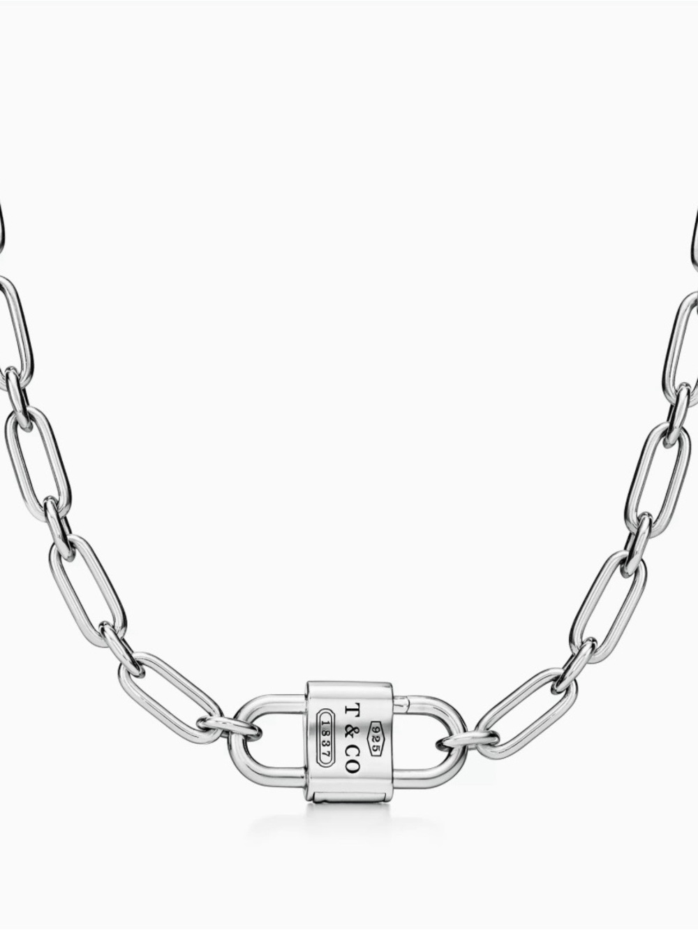 Tiffany & Co, Tiffany 1837” medium size 16” length, sterling silver